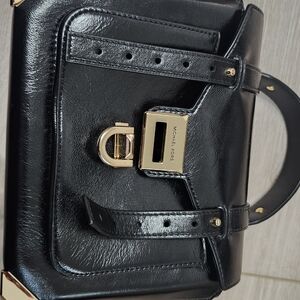 Michael Kors Black Leather Handbag